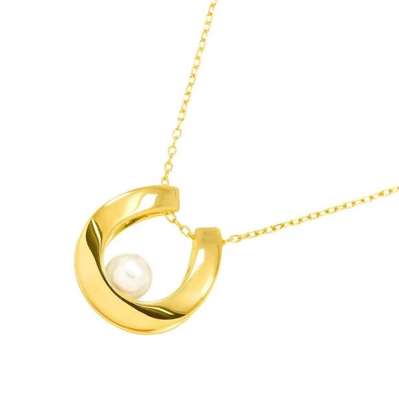 MIKIMOTO Akoya Pearl 6.6mm Necklace 18K YG 750 - Picture 1 of 6